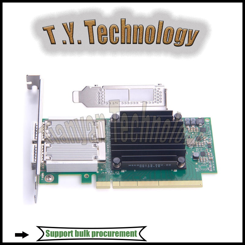 100Gbe Qsfp28 Network Card - Mellanox MCX416A-CAT CX416A Dual Port ConnectX-4