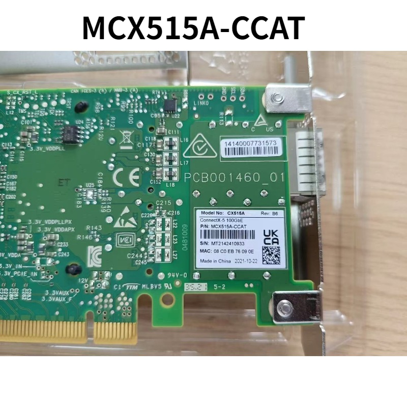 MCX515A-CCAT Mellanox ConnectX - 100Gbe Qsfp28 Network Card review and price